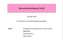 Brandschutzordnung