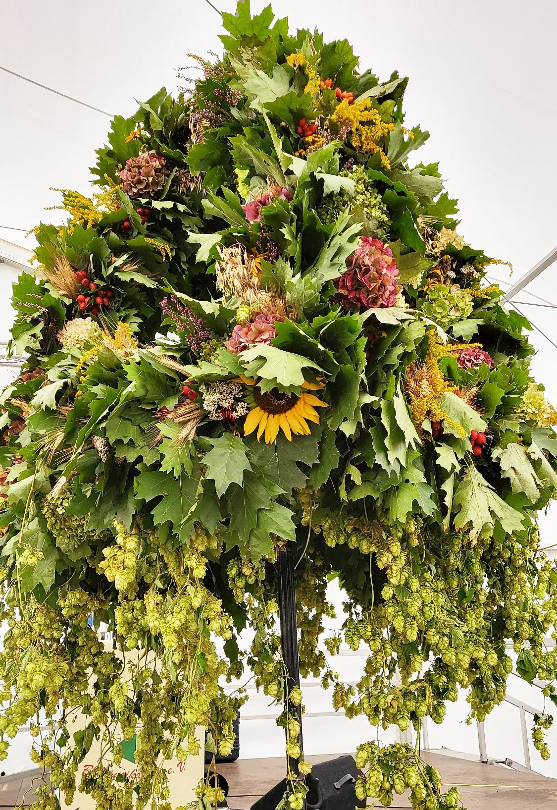 Erntekrone zum Erntedankfest