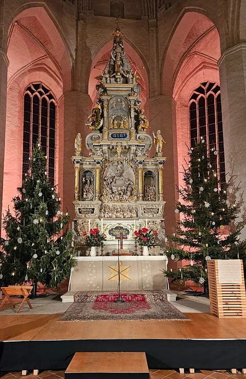 In der Oberkirche zu Weihnachten